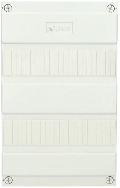 EMAT lege groepenkast 2-rijen 24 modules 220x360mm - wit (85260101)