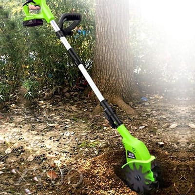 electric tiller cultivator Portable portable lithium-electric hoe Rototiller Small corporate identity Microtiller Loosener Agricultural tiller for digging, weed removal