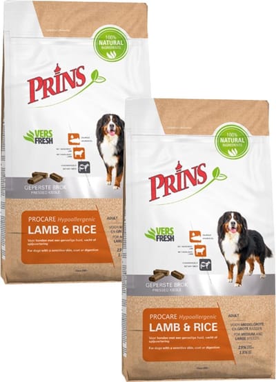 Prins Procare Adult - Lam & Rijst - Hondenvoer - 2x 20 kilo