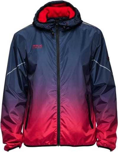 OMBRE Jas - Rits Rood M