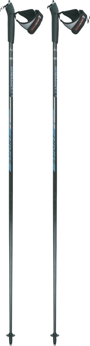 Masters NW Sport 276 Nordic Walking Stokken - Wandelstokken - 105 cm - Anti-shock - Paar - Blauw/Zwart