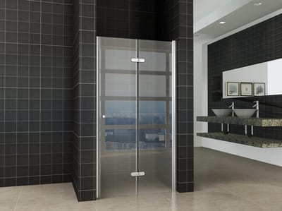 Wiesbaden Maki nisdeur vouwbaar rechts 800 x 2000 x 8 mm nano helder glas/chroom