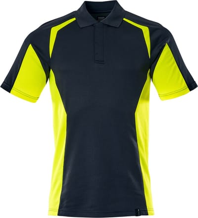 Mascot Accelerate Safe Poloshirt 22083-771 - donkermarine/hi-vis geel - 2XL