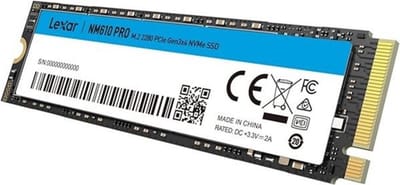 Lexar NM610PRO SSD - 500GB - M.2 2280 - PCIe 3.0