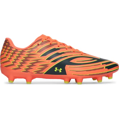Under Armour Unisex Shadow Club 4 FG Voetbalschoenen 6006232 Electric Tangerine