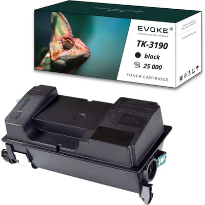Evoke Compatibele Toner voor Kyocera Tk-3190 Tk3190 Zwart 25000 Pagina's Ecosys M3655Idn M3660Idn P3155Dn P3055Dn P3060Dn