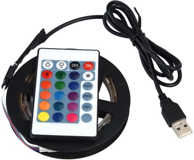 Allecto - Flexible Led Strip - Waterproof RGB LED Strip - Perfect voor TV Achtergrondverlichting - 5V USB Aansluiting - Ideaal voor Binnen en Buiten