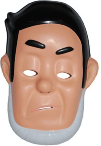 Jerome/jerommeke feest verkleed masker met elastiek - gezicht masker uit Suske en Wiske serie - plastic