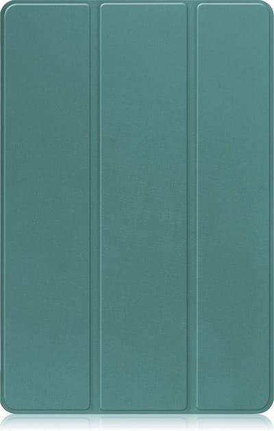 Hoesje - Geschikt voor Lenovo Tab P11 Pro - Dun & Stevig - Trifold Bookcase - Hard Cover Case - Met Uitsparing Geschikt voor Lenovo Pen - Hardcover Book - Tablet Hoes - Donkergroen