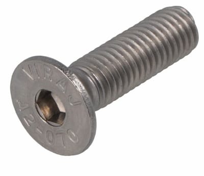 Binnenzeskantbout RVS A2 M6x20 – DIN 912 – per 4 stuks – platkop – inbuskop