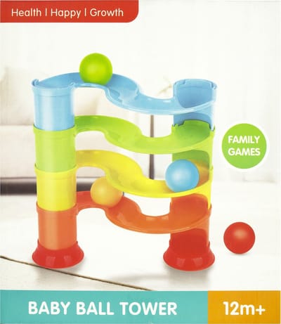 JollyToddler - Baby Knikkerbaan - Ballen Toren