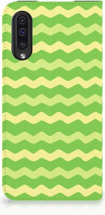 Samsung Galaxy A50 Hoesje met Magneet Waves Green