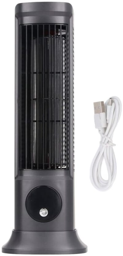 10 inch bureauventilator met draagbare bladen, stille, kleine persoonlijke koelventilator met 3 snelheden, efficiënte tafelventilator voor de slaapkamer