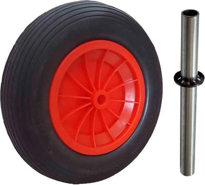 Edm Antilek Kruiwagen 36 Cm Zwart