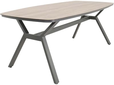 Les - Odense tuintafel Deens ovaal 200x100 cm - lichtbruin
