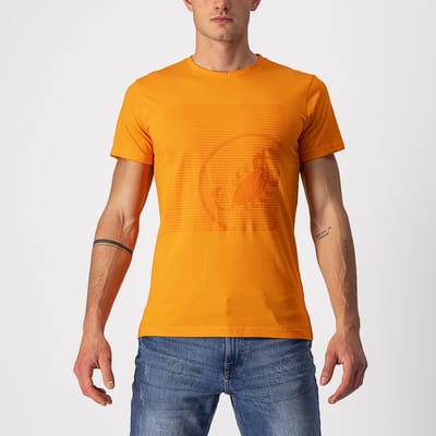 Castelli Casual T-Shirt Heren Oranje - 72 SCORPION TEE BURNT ORANGE-M