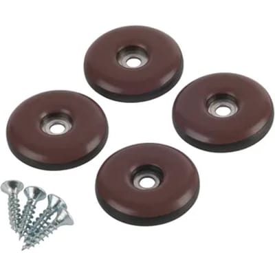 Fix-o-moll Meubelglijder Easy Glider - Schroefbaar - Kunststof - Diam. 30mm - Rond - 4 Stuks