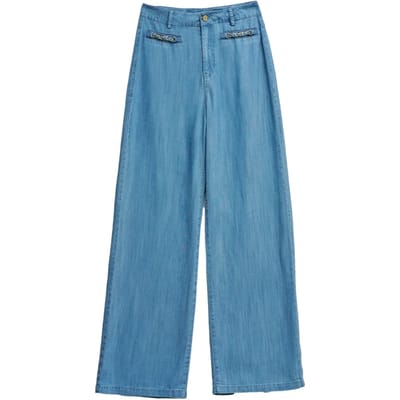 Dames wijde jeans Salsa Jeans Lightdenim