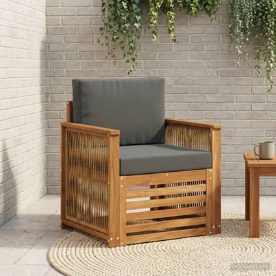 vidaXL - Buiten - Midden - Sofa - Naturel