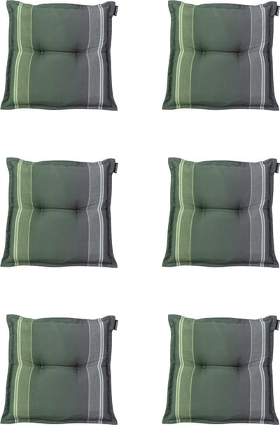 Madison - Zitkussen - Universeel - 6st - 50x50cm - Stef Green - Groen