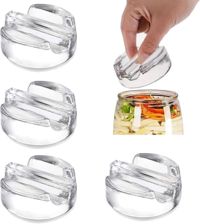 Set van 4 Fermentatie Gewichten van 7 cm - Ideaal voor Fermenteren van Zuurkool, Kimchi en Groenten