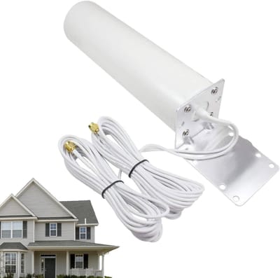 WLAN Extender - Signaalversterker Buiten - Internetbereik Vergroten - Waterdicht Ontwerp - 14 Meter Bereik - Zwart