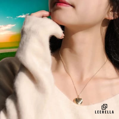 Leerella Stijlvolle Hart Locket Ketting Goudkleur – Een Tijdloze Uitstraling met Persoonlijke Betekenis
