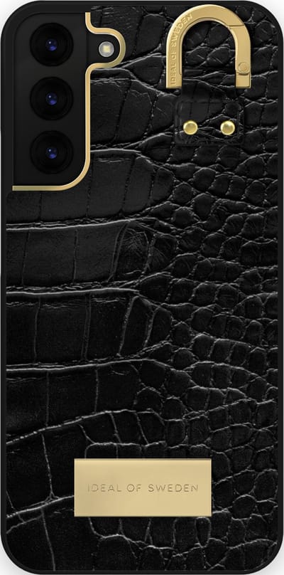 ideal of sweden fashion case atelier geschikt voor samsung galaxy s22+ black croco