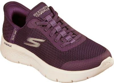 SKECHERS SLIP INS GO WALK Flex - Grand Entry Sneakers Dames paars 124836 BURG