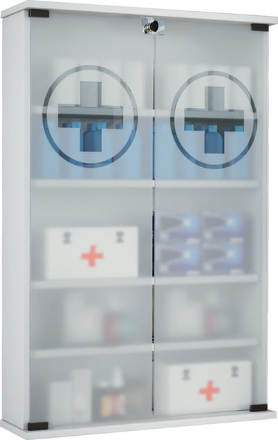 VCM afsluitbare wandkast Medicijnkast Apothekerskast Wandkast afsluitbaar Janula