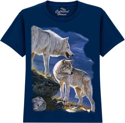 KIDS Tundra Wolf The Coloured House KIDS T-shirt XL