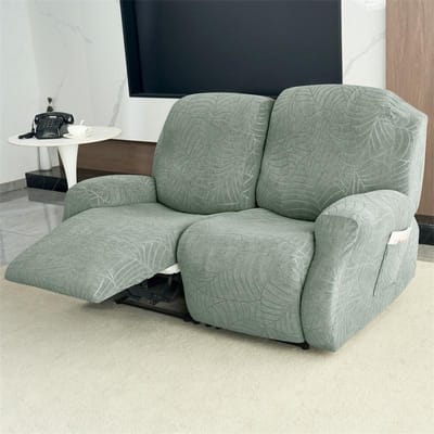 Housses de Fauteuil Inclinable Hydrofuges 1/2/3 Places Jacquard Tout Inclus Élastiques Protections de Canapé Antidérapantes Housse de Fauteuil Sofa Cover