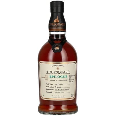 Foursquare rum Foursquare 19 Years Old Exceptional Cask SELECTION MARK XXXI EPILOGUE 2026 57% Vol. 0,7l