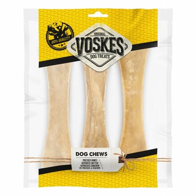 Voskes Hondensnack Geperst Bot L - 10 x 3 stuks - Voordeelverpakking