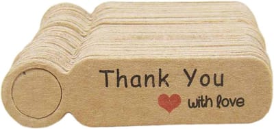 Prijskaartjes - 100 stuks - Kaarten - Papier - Prijslabel - Etiket - Hangtag - Beschrijfbare - Voor sieraden, kleding, ringen, kettingen, oorbellen, prijsidentificatie - 5*1.3CM