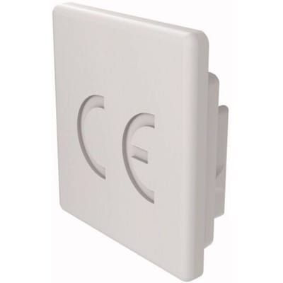 Eaton EP-501077 Eindkap voor 3-faserails van 16 mm² van de series EVGK en GVK 10 stuks End cap Lichtgrijs 10 stuk(s)