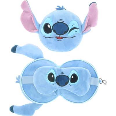 Lilo & Stitch 2 in 1 slaapmasker en reiskussen