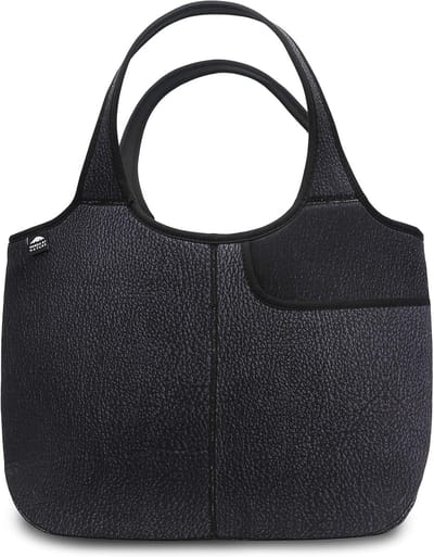 Dames draagtas - Schoudertas handtas - Dagelijks gebruik - Waterbestendig neopreen - 48 cm - Zwart