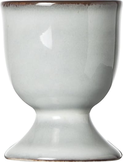Cosy & Trendy Eierdopje - aardewerk - lichtgrijs - 5 cm - Houders voor gekookte eieren - Ontbijt en lunch