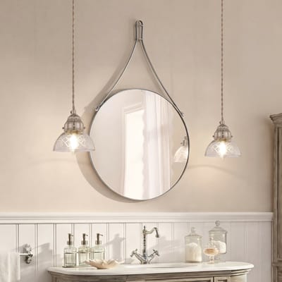 LOBERON Hanglamp Montélie helder/zilverkleurig
