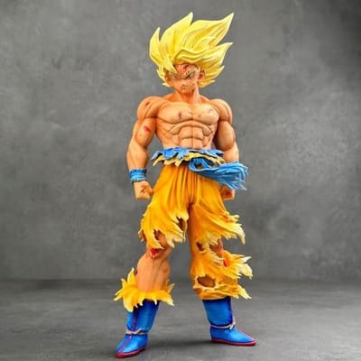 28cm/11.02inch Anime Dragon Ball Son Goku Figuur Super Saiyan Actiefiguren Pvc Goku Standbeeld Verzameling Speelgoed Cadeaus