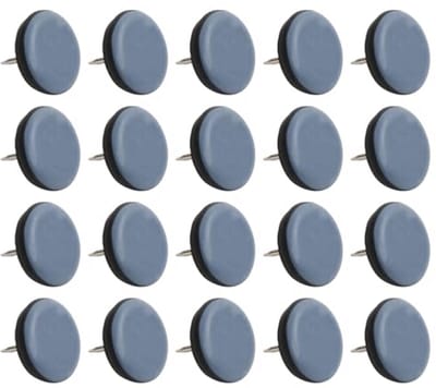20 Stuks Stoelglijders voor Tapijt - Meubelglijders voor Vloerbescherming