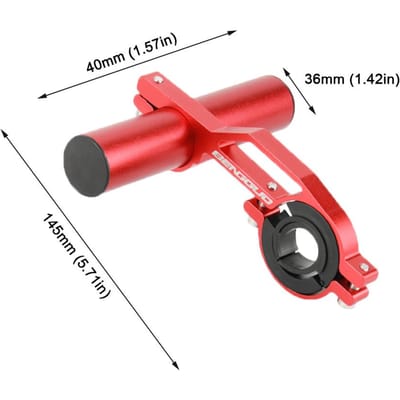 Fietsstuurverlenger Racefiets Geïntegreerde Stuurverlengingsstang Fietscomputer Verlichting Mobiele Telefoonhouder Geschikt voor 20 Tot 30 Mm Ha 10cm
