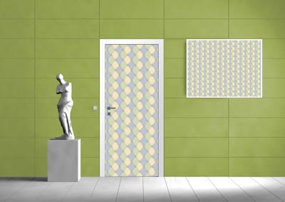 Modern Abstract Diamond Photo Wallcovering
