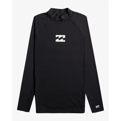 Billabong - UV-Rashguard voor mannen met korte mouwen - Waves All Day - UPF50+ - Zwart - maat XL