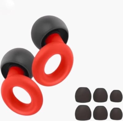 Ear Plugs - Oordoppen voor Slapen - Earplugs - Reizen - Overprikkeling - Earplugs - Rood - SNR 26 dB Demping - Sleep Plugs - Festival Oordopjes - Herbruikbare Gehoorbescherming - Siliconen voor Slaap en Gevoeligheid - 8 Dop