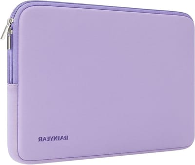 Laptop Sleeve 14 Inch Geschikt voor 15 Inch MacBook Air en Ultrabooks - Beschermende Draagtas in Paars voor Notebooks en Chromebooks