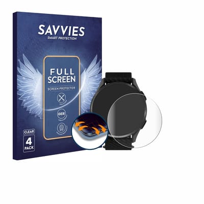 Savvies - Screenprotector voor Garmin Approach S50 - Folie Beschermfolie transparant volledig dekking 4 Stuks