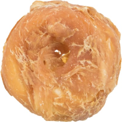 Eigen merk - 20 donuts - 5 cm - snack voor de hond - runderhuid in een jasje van kippenvlees - 20 stuks -