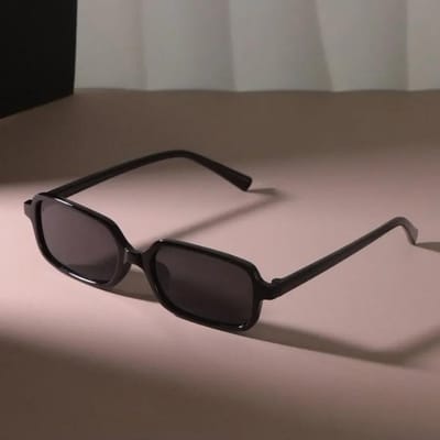 Stijlvolle Vierkante Zonnebril Vrouw Man Retro Spiegelglas Eenvoudig Zonnekleding Vrouw Man Coole Kleuren Zonnebril Other